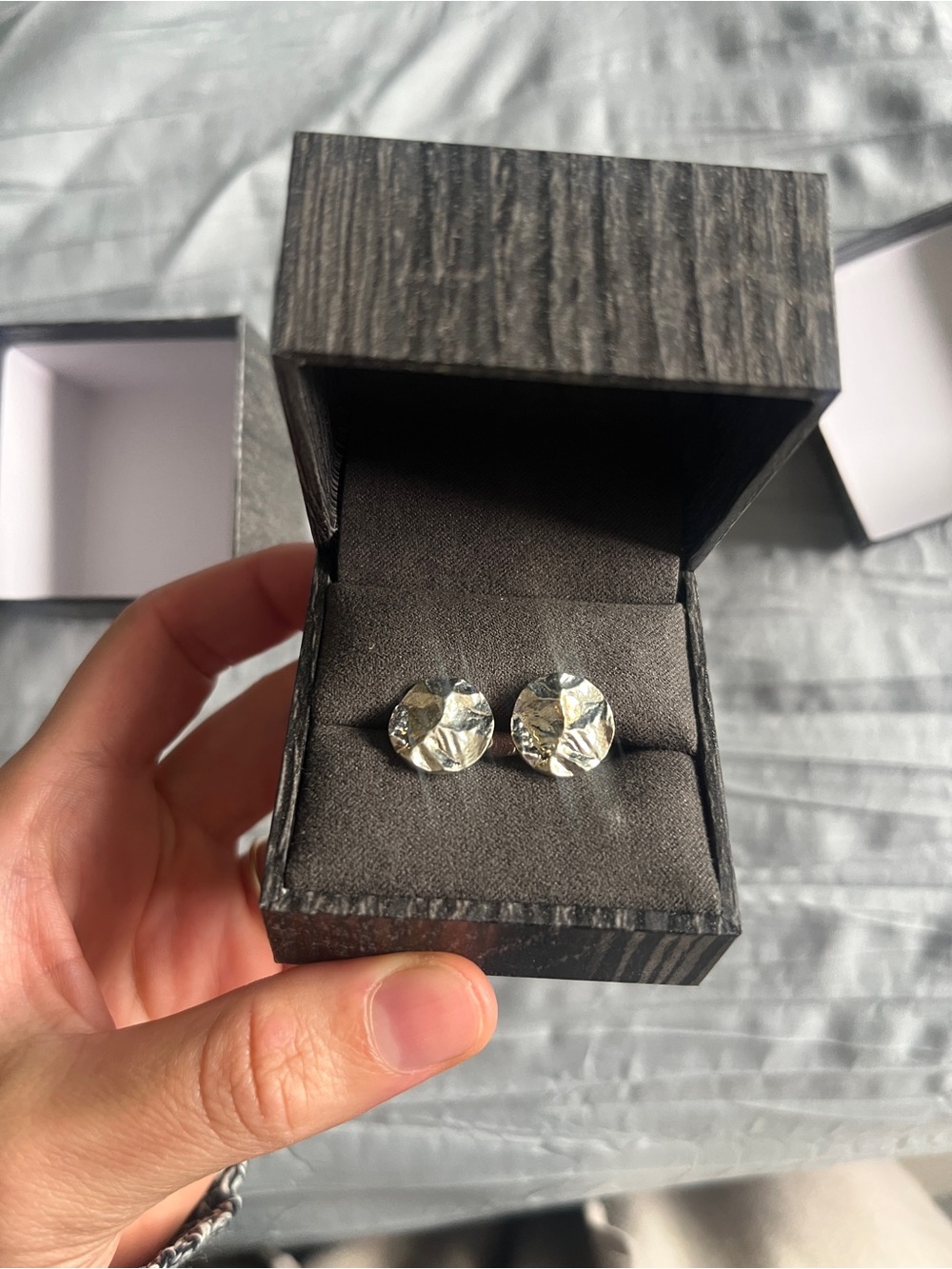 Sterling Silver Mountain Cufflinks
